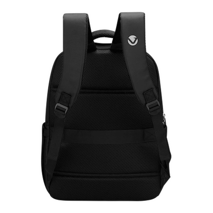 Volkano Logan 15.6’’ Laptop Backpack - Black - Black - Bags