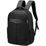 Volkano Logan 15.6’’ Laptop Backpack - Black - Black - Bags