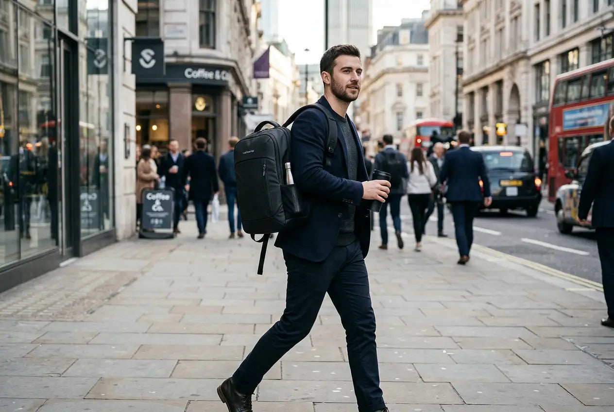 Volkano Mason 15.6’’ Laptop Backpack - Black
