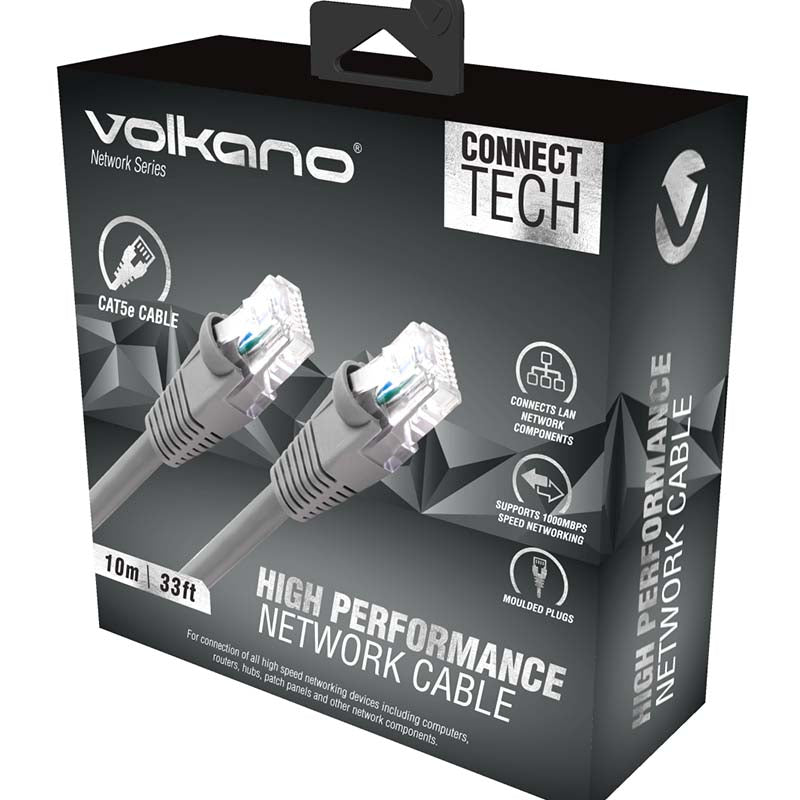 Volkano Network Series RJ-45 Network Cable CAT5 10m