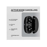 Volkano Nomad Active Noise Cancelling True Wireless Earphones - Black - Black