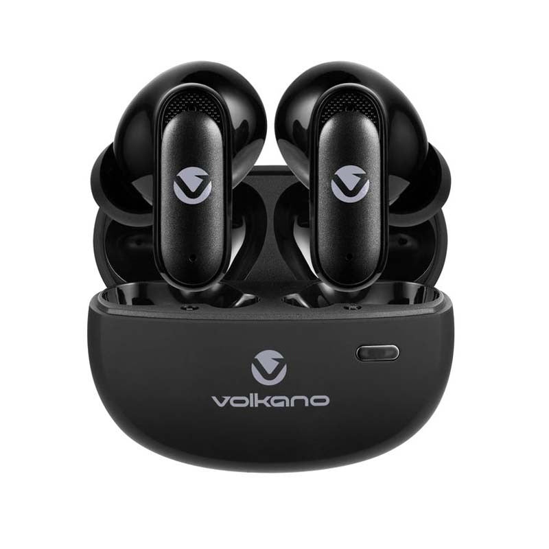 Volkano Nomad Active Noise Cancelling True Wireless Earphones - Black - Black