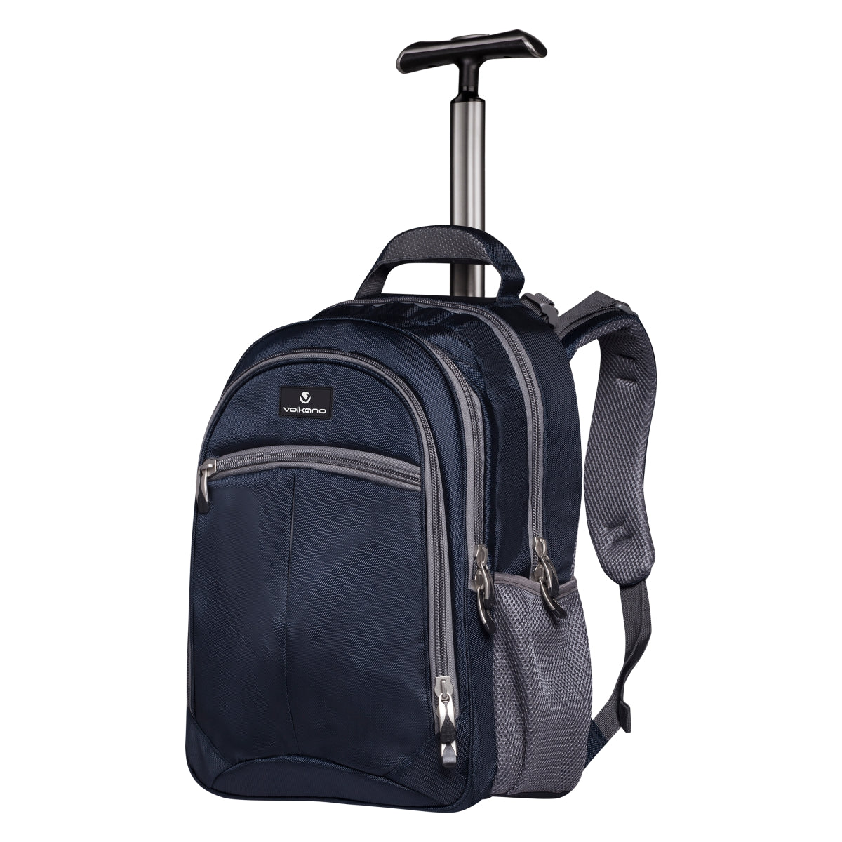 Volkano Orthopaedic Trolley Backpack 27L - Navy/ Grey