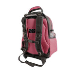 Volkano Orthopaedic Trolley Backpack - Dark Grey / Pink - Pink / Grey