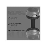 Volkano Pebble Series Bluetooth Headphones - Dark Grey - Grey
