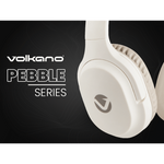 Volkano Pebble Series Bluetooth Headphones - Khaki - Khaki - Audio