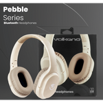 Volkano Pebble Series Bluetooth Headphones - Khaki - Khaki - Audio