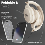 Volkano Pebble Series Bluetooth Headphones - Khaki - Khaki - Audio