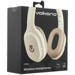 Volkano Pebble Series Bluetooth Headphones - Khaki - Khaki - Audio