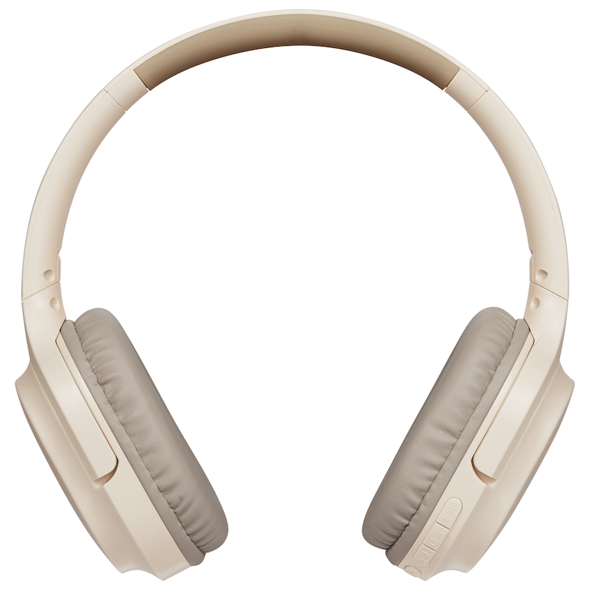 Volkano Pebble Series Bluetooth Headphones - Khaki - Khaki - Audio