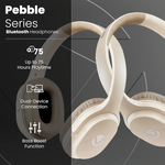 Volkano Pebble Series Bluetooth Headphones - Khaki - Khaki - Audio