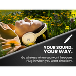 Volkano Pebble Series Bluetooth Headphones - Khaki - Khaki - Audio