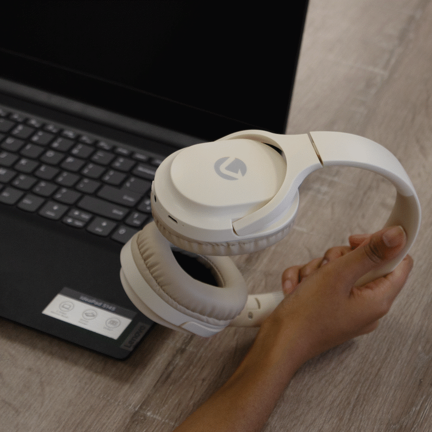 Volkano Pebble Series Bluetooth Headphones - Khaki - Khaki - Audio
