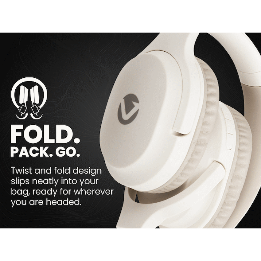 Volkano Pebble Series Bluetooth Headphones - Khaki - Khaki - Audio