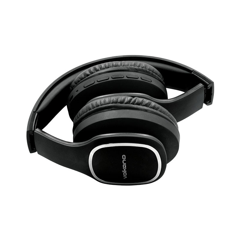 Volkano Phonic Series Bluetooth Full Size Headphones - Black - Black