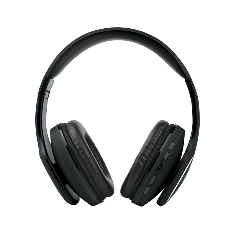Volkano Phonic Series Bluetooth Full Size Headphones - Black - Black