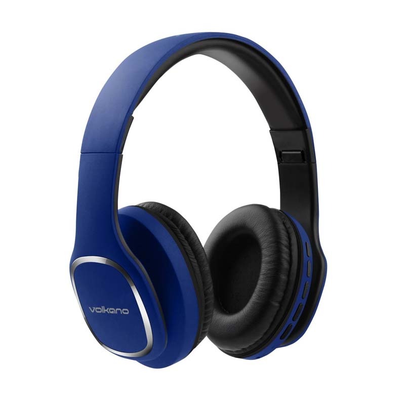 Volkano Phonic Series Bluetooth Full Size Headphones - Blue - Blue