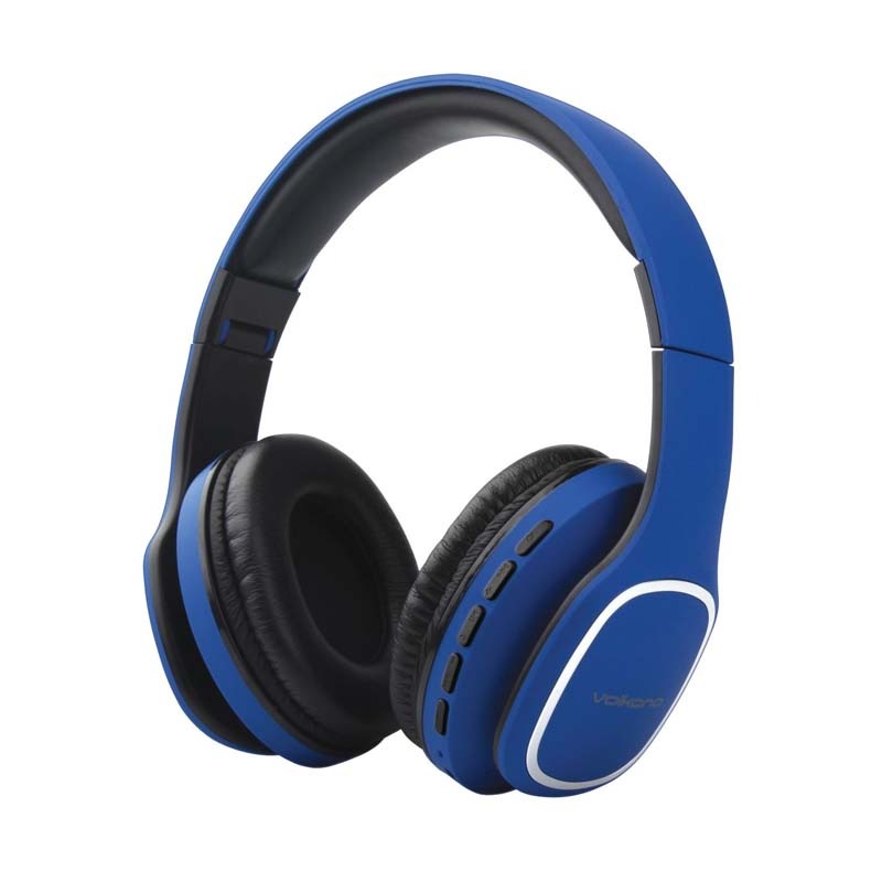 Volkano Phonic Series Bluetooth Full Size Headphones - Blue - Blue