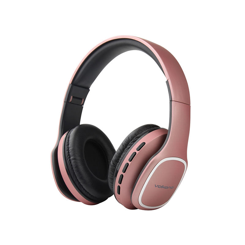 Volkano Phonic Series Bluetooth Full Size Headphones - Rose Gold