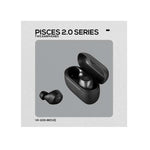 Volkano Pisces 2.0 Series True Wireless Earphones - Black - Black
