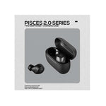 Volkano Pisces 2.0 Series True Wireless Earphones - Black - Black