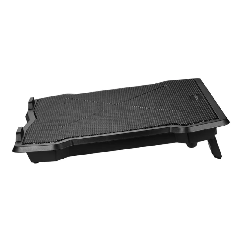 Volkano Polar Series 15-inch Dual Fan Notebook Cooling Stand - Black - Black