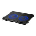 Volkano Polar Series 15-inch Dual Fan Notebook Cooling Stand - Black - Black
