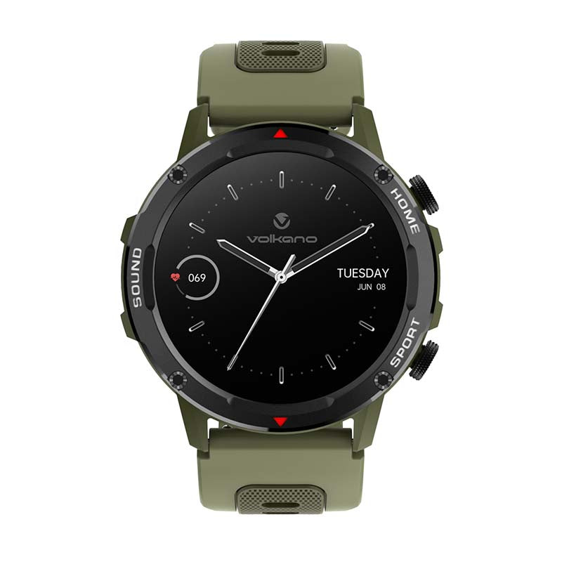Volkano Power Series Smart Watch - Green - Green