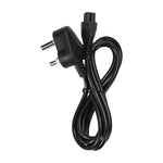 Volkano Presto Series Power Cable 3 pin Clover to Type-M 2.5A - Black