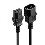 Volkano Presto Series Power Cable 3 pin IEC Extension 10A - Black