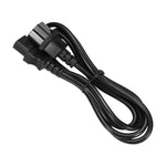 Volkano Presto Series Power Cable 3 pin IEC Extension 10A - Black
