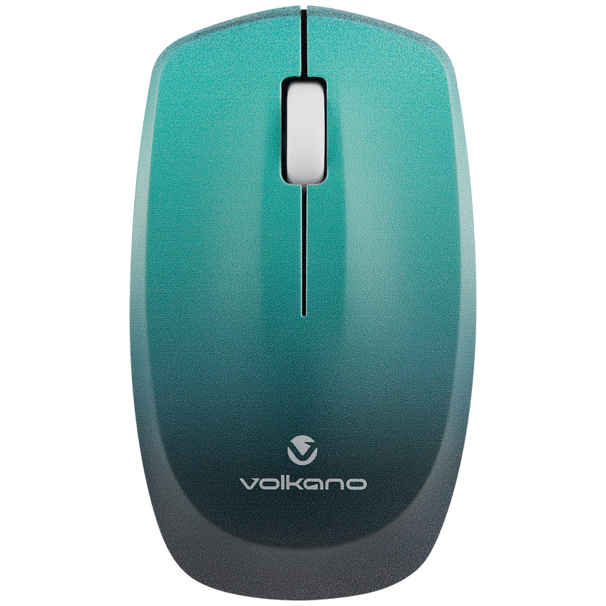 Volkano Prism Series Bluetooth Wireless Keyboard and Mouse - Teal - Teal - Computer Peripherals