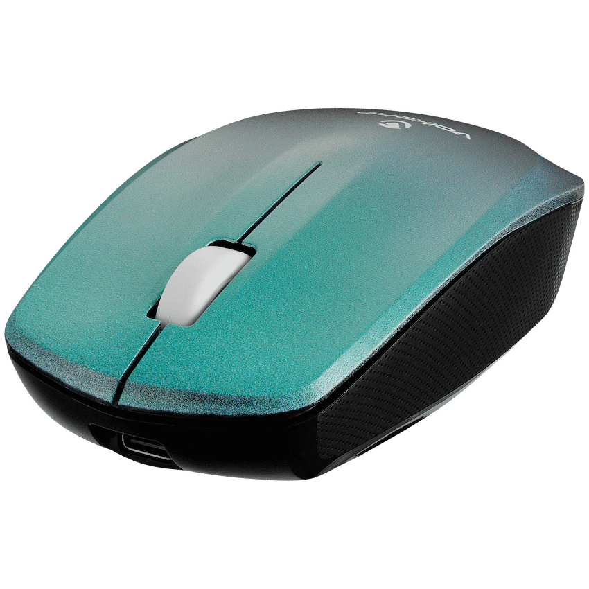 Volkano Prism Series Bluetooth Wireless Keyboard and Mouse - Teal - Teal - Computer Peripherals