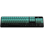 Volkano Prism Series Bluetooth Wireless Keyboard and Mouse - Teal - Teal - Computer Peripherals