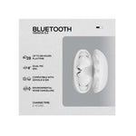 Volkano Pulse Series True Wireless Earphones with Charging Case - White - White