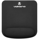 Volkano Rest Series Gel Mousepad - Black - Black - Computer Peripherals