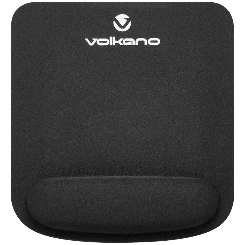 Volkano Rest Series Gel Mousepad - Black - Black - Computer Peripherals