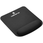 Volkano Rest Series Gel Mousepad - Black - Black - Computer Peripherals