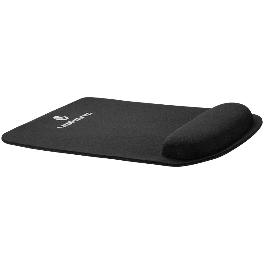 Volkano Rest Series Gel Mousepad - Black - Black - Computer Peripherals