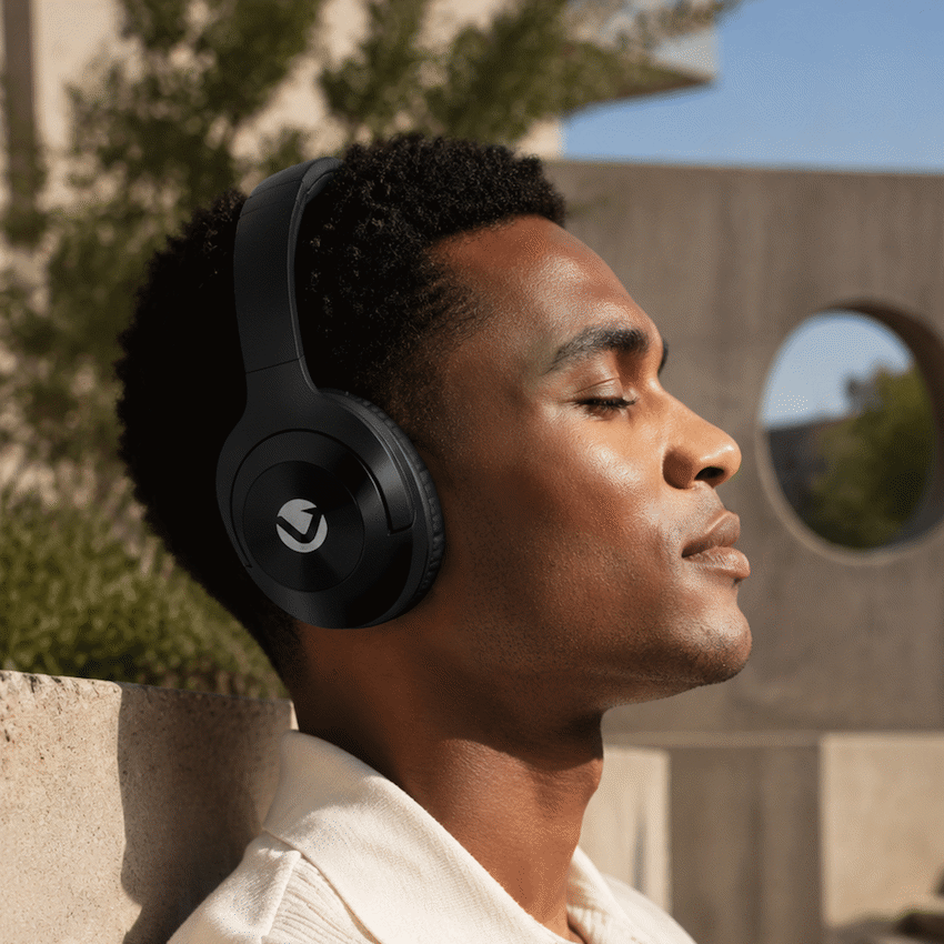Volkano Rhapsody 3.0 Series Active Noise Cancelling Bluetooth Headphones - Black - Audio
