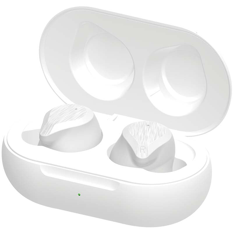Volkano Scorpio Series True Wireless Earbuds - White - White
