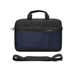 Volkano Seismic Series 15.6 Inch Laptop Shoulder Bag - Black / Blue - Black / Blue