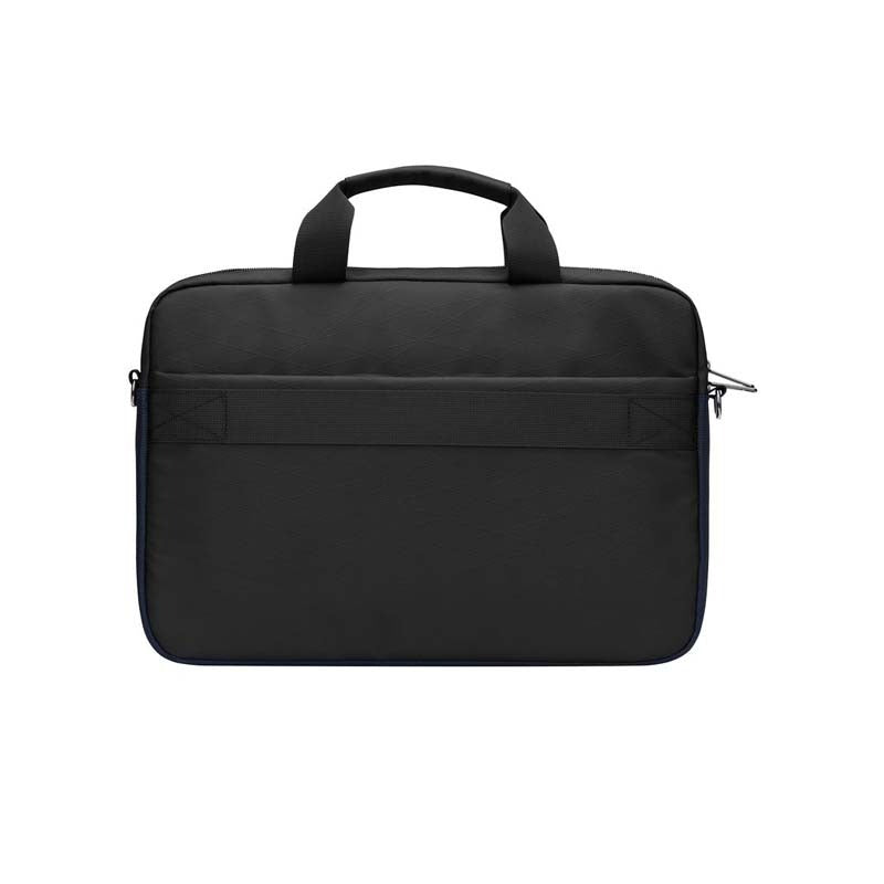 Volkano Seismic Series 15.6 Inch Laptop Shoulder Bag - Black / Blue - Black / Blue