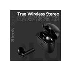 Volkano Sleek Series True Wireless Earphones - Black - Black