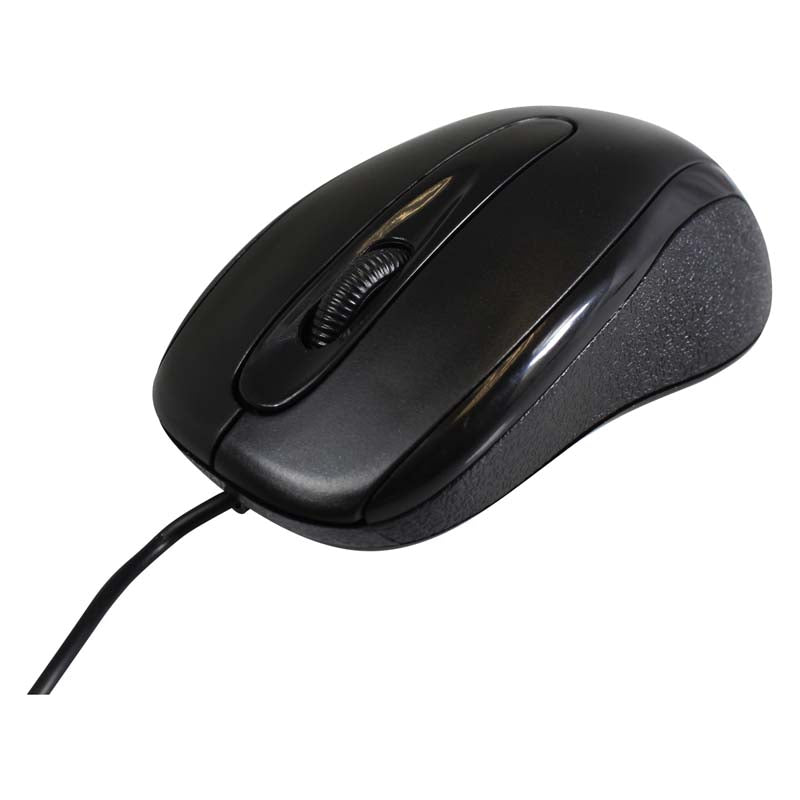 Volkano Slick Series Wired USB Mouse with Mousepad Combo