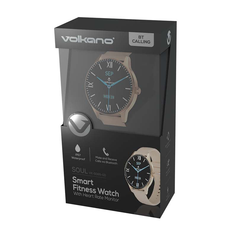 Volkano Soul Series Smart Watch - Gold - Gold