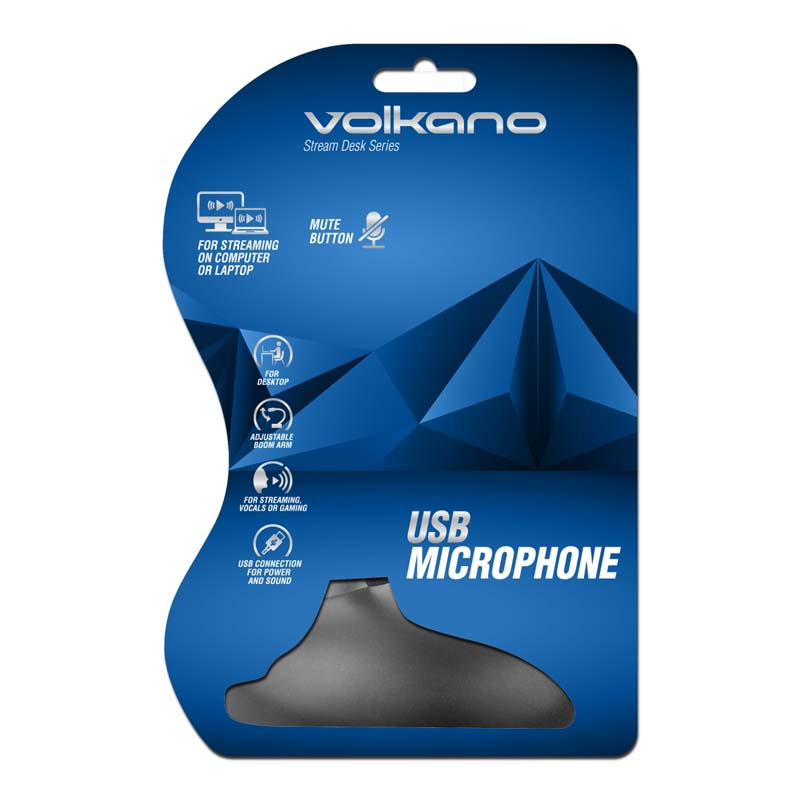 Volkano Stream Desk Series USB Microphone