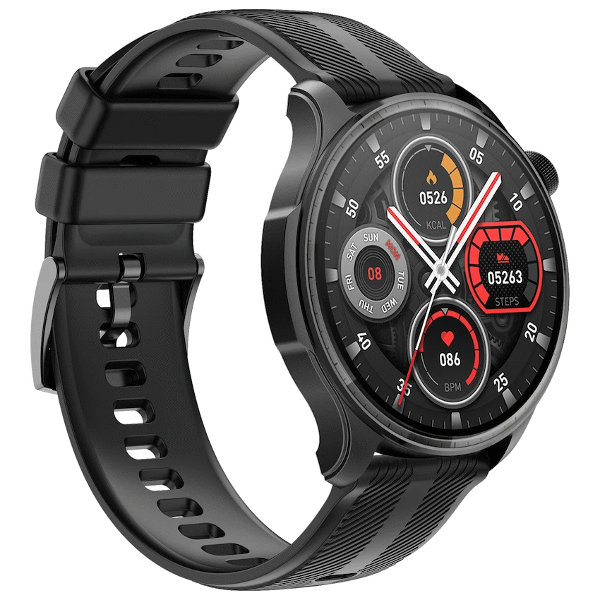 Volkano Strive Water Resistant Smartwatch with Health & Fitness Tracking - Black - Wearables