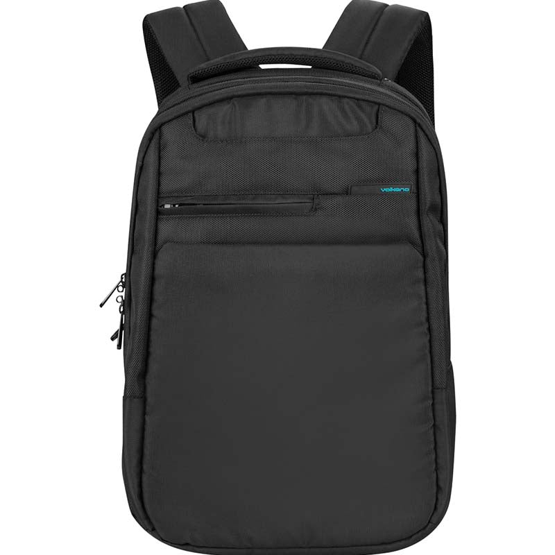 Volkano Suave Series 15.6’’ Laptop Backpack - Black / Turquoise