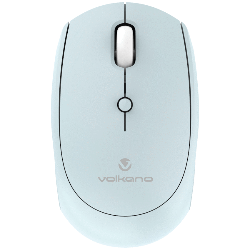 Volkano Talc Wireless Mouse - Blue - Blue - Computer Peripherals